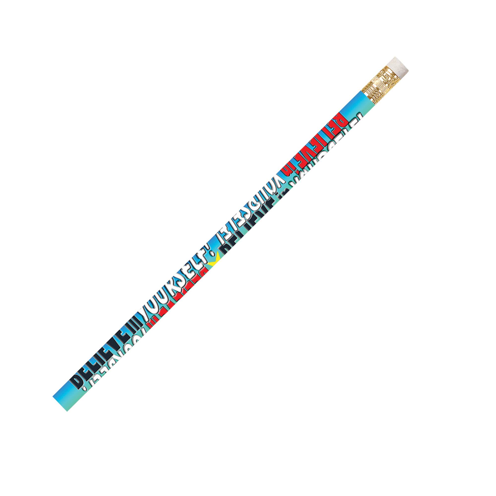 Believe In Yourself Pencils, 12 Packs